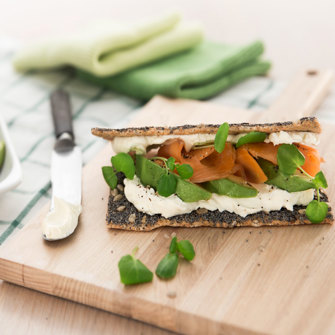 Sándwich de pan crujiente